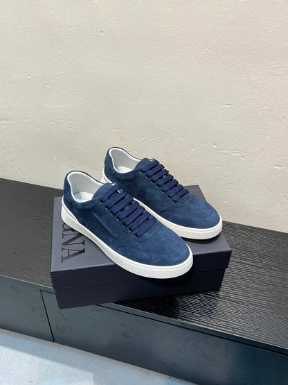 Zegna Suede Deconstructed Sneakers – 26SS