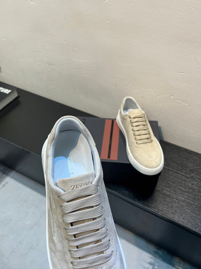 Zegna Suede Deconstructed Sneakers – 26SS