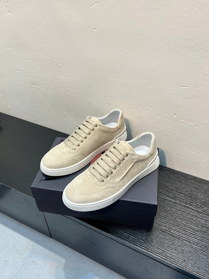 Zegna Suede Deconstructed Sneakers – 26SS
