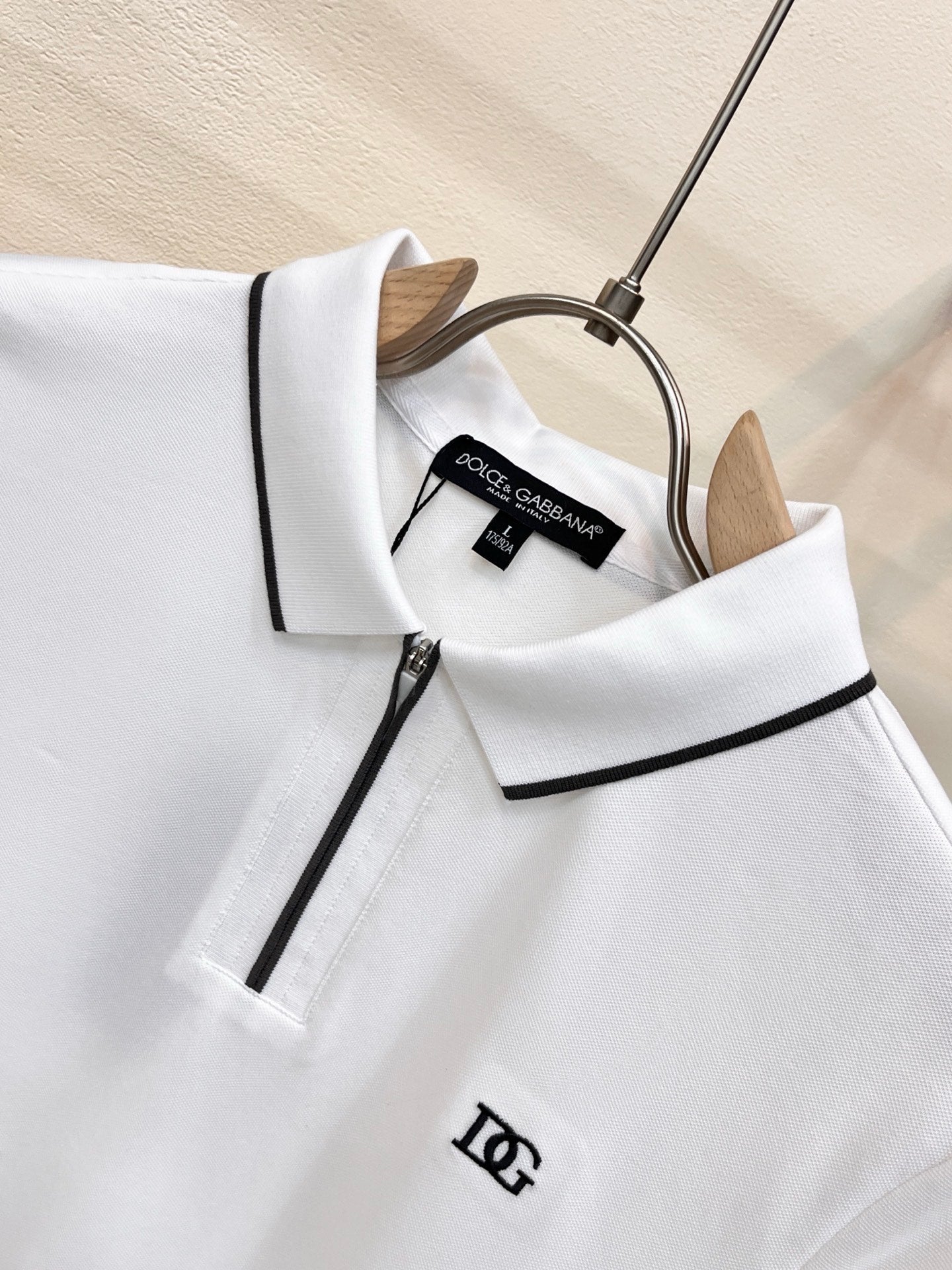 Dolce & Gabbana Embroidered Logo Pique Polo Shirt – 2026 Spring/Summer Collection