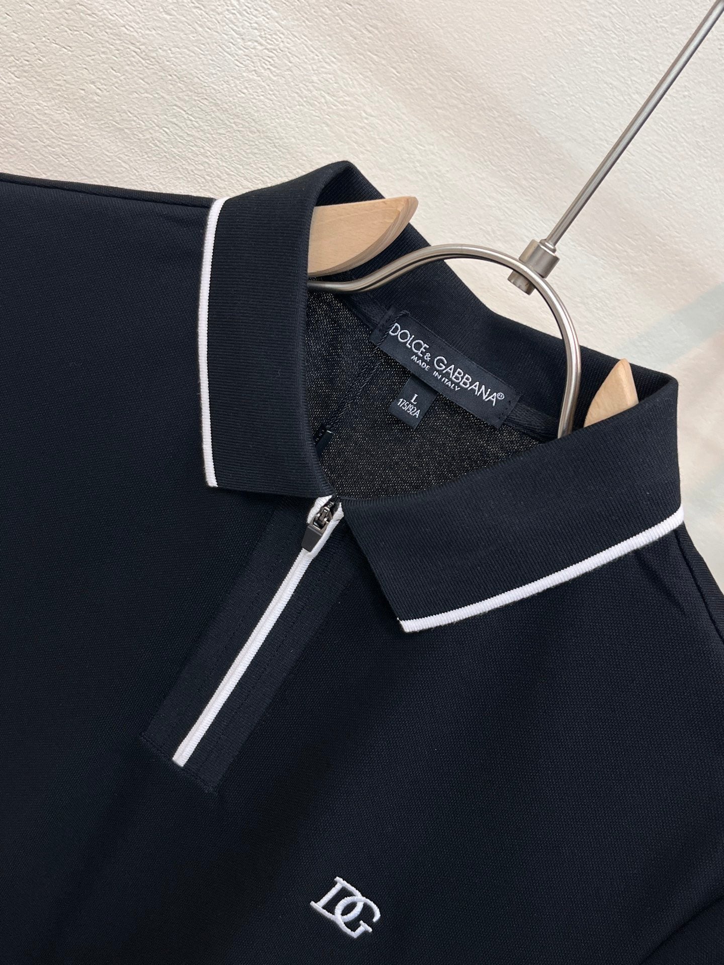 Dolce & Gabbana Embroidered Logo Pique Polo Shirt – 2026 Spring/Summer Collection
