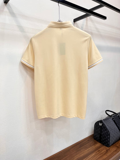 Zegna Embroidered Logo Piqué Cotton Polo Shirt – 2026 Spring/Summer Collection