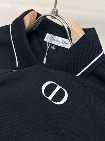 Dior Embroidered Logo Piqué Cotton Polo Shirt – 2026 Spring/Summer Collection