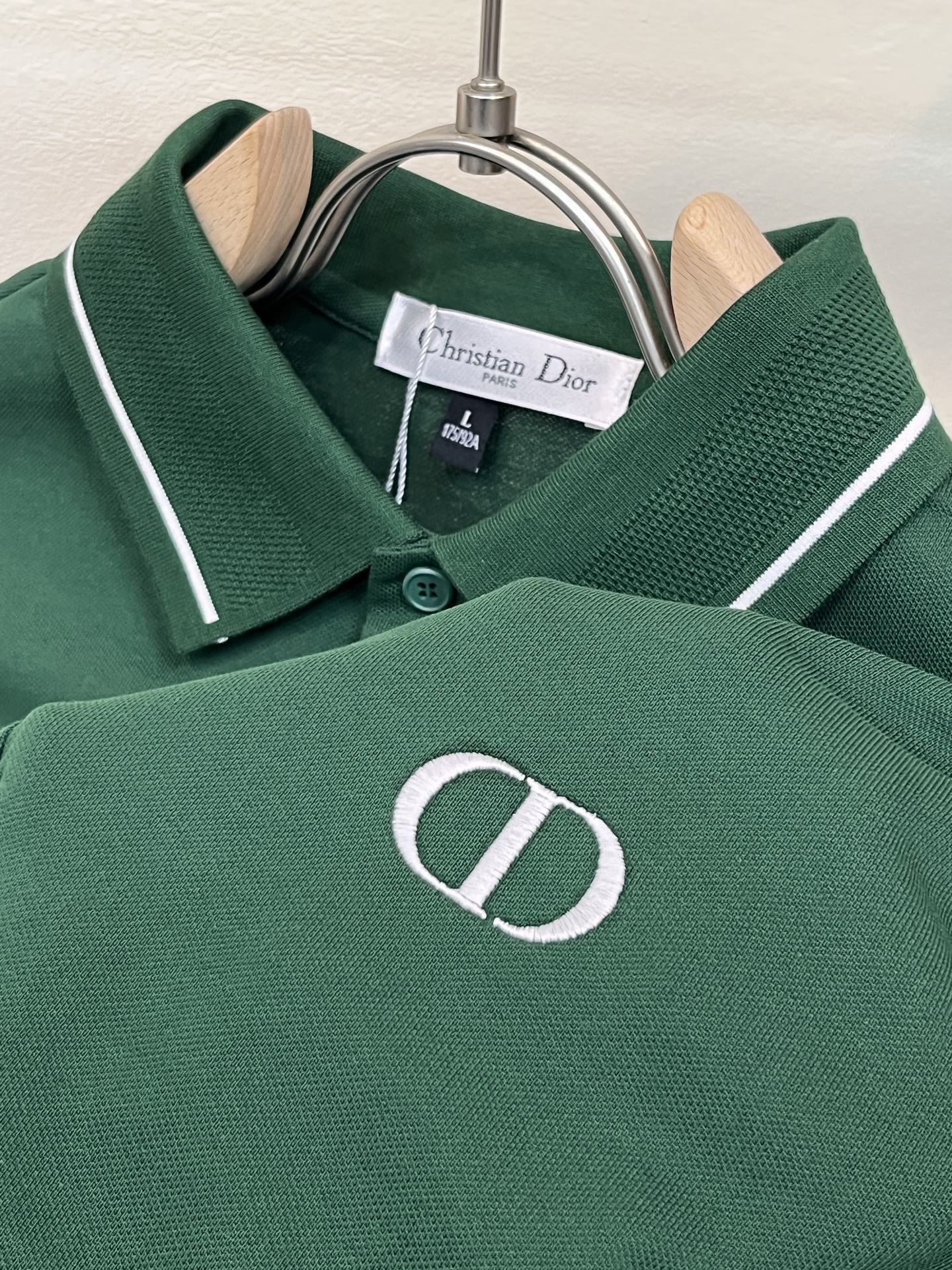 Dior Embroidered Logo Piqué Cotton Polo Shirt – 2026 Spring/Summer Collection