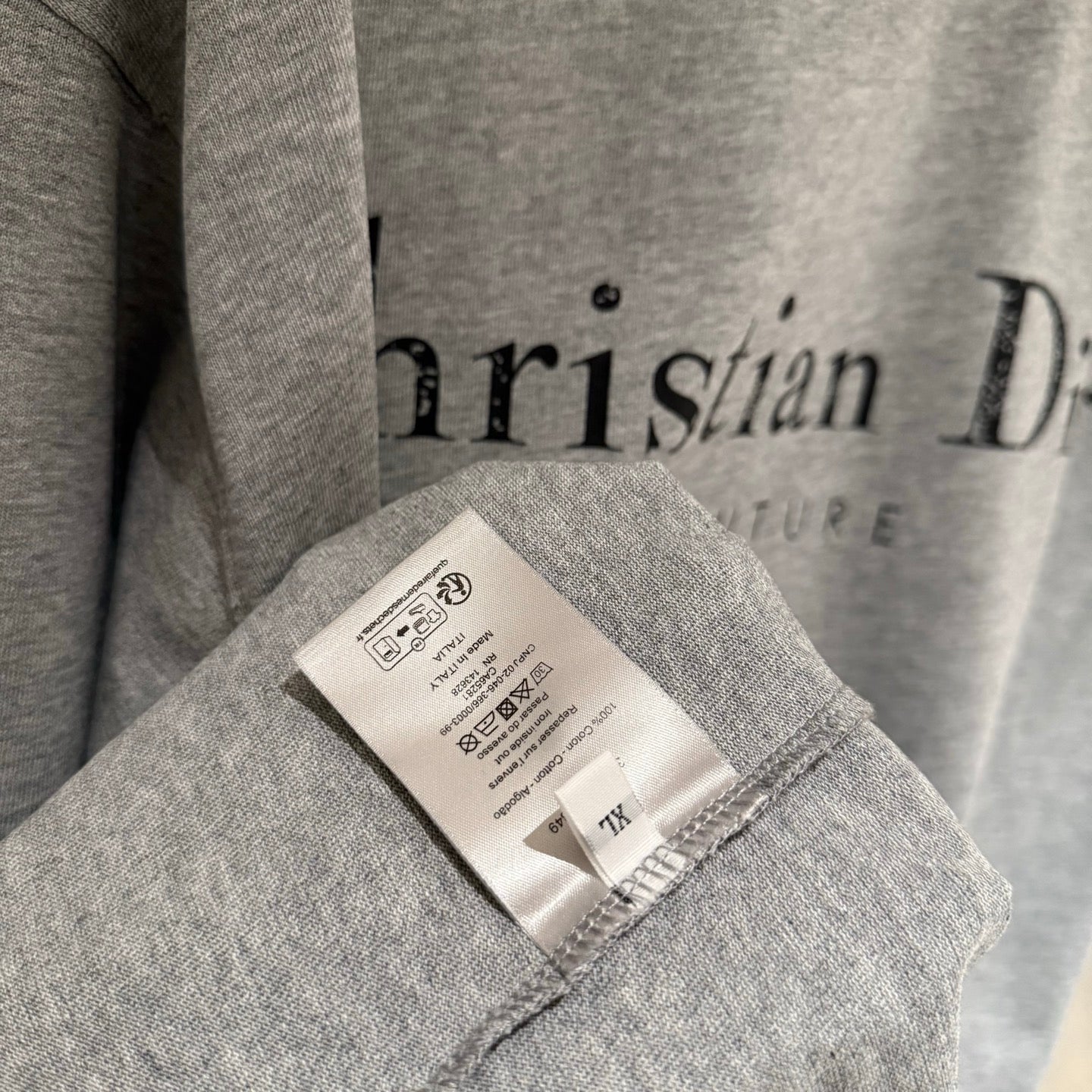Dior Patch Embroidery Heavyweight T-Shirt – 2025