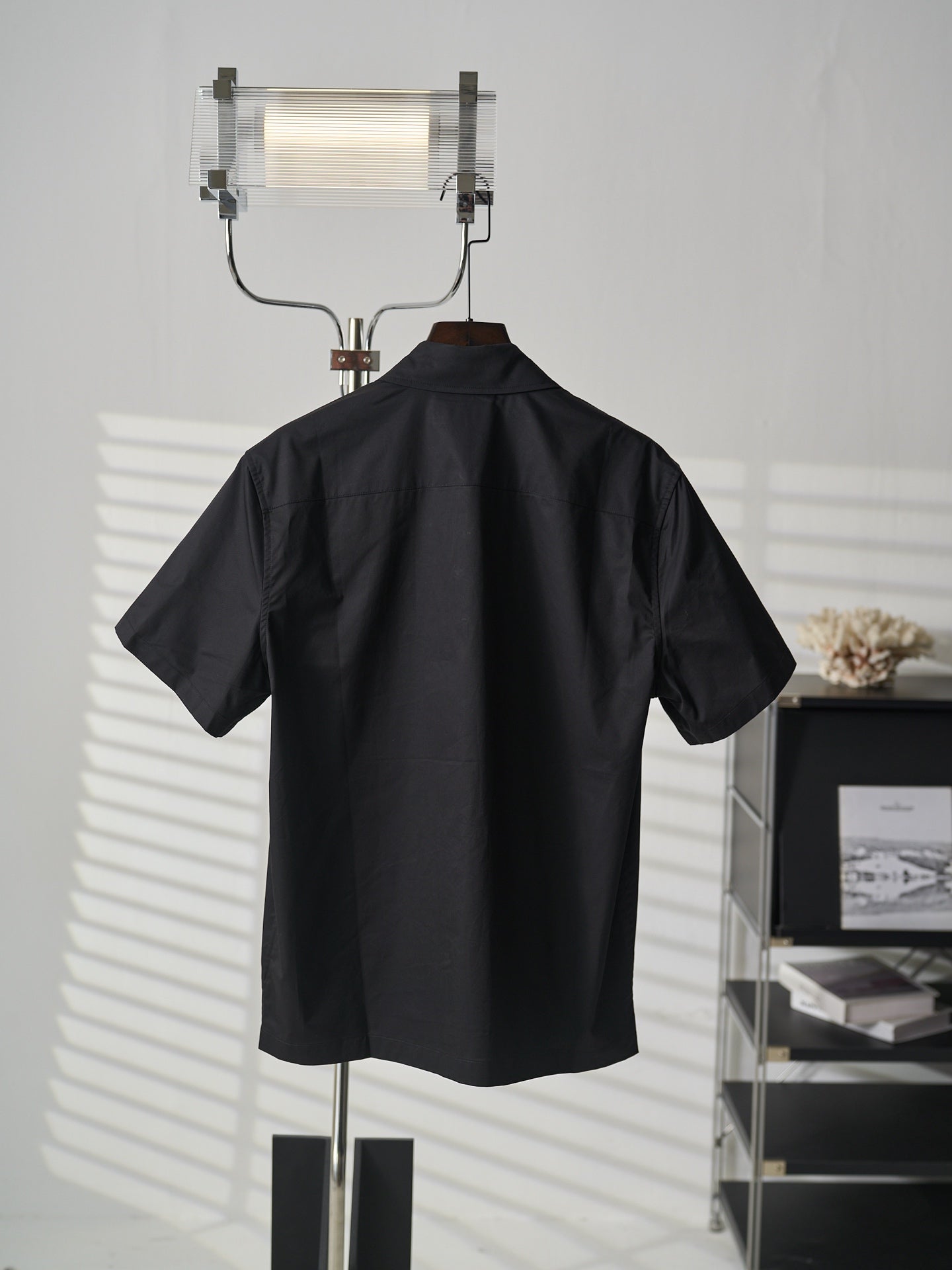 Louis Vuitton Hollow-Out Embroidered Short-Sleeve Shirt