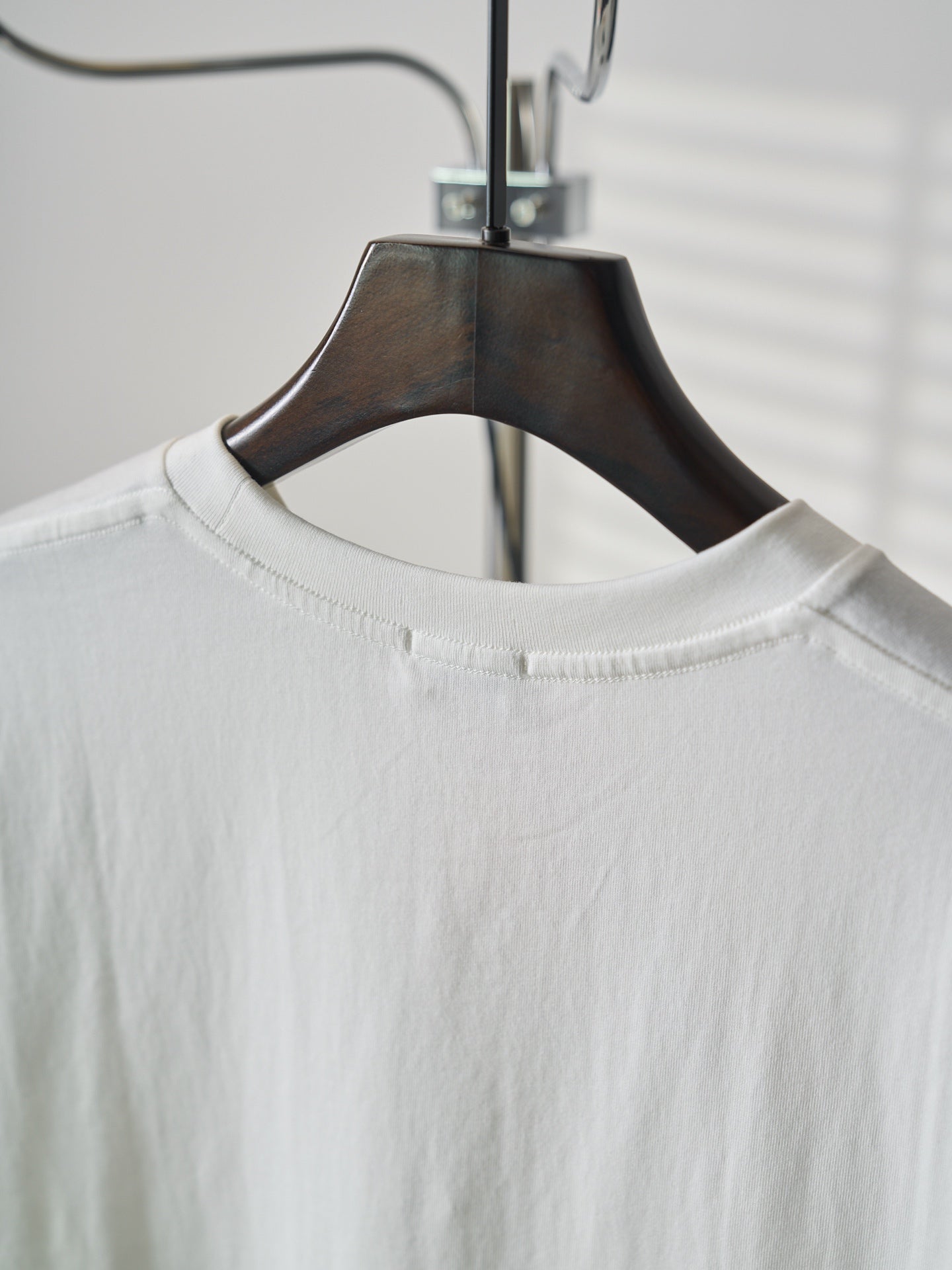 Saint Laurent YSL Logo Patch Crewneck T-Shirt