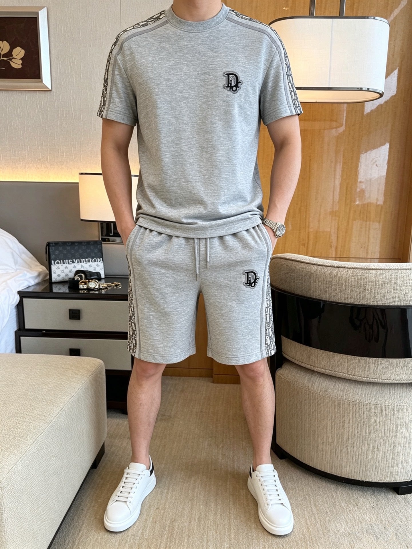 Dior Classic Air Layer T-Shirt and Shorts Set – 2026 Summer Collection