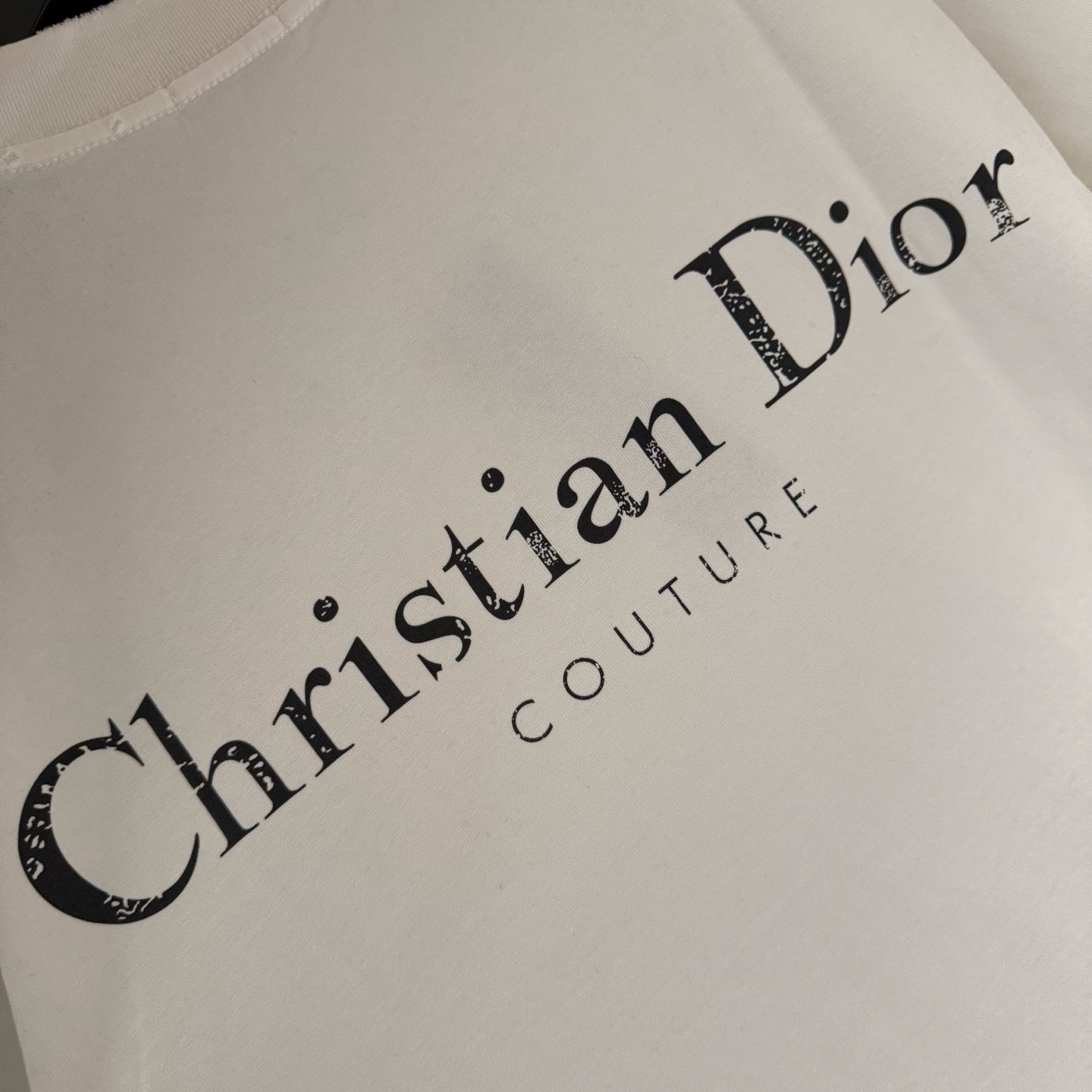 Dior Patch Embroidery Heavyweight T-Shirt – 2025