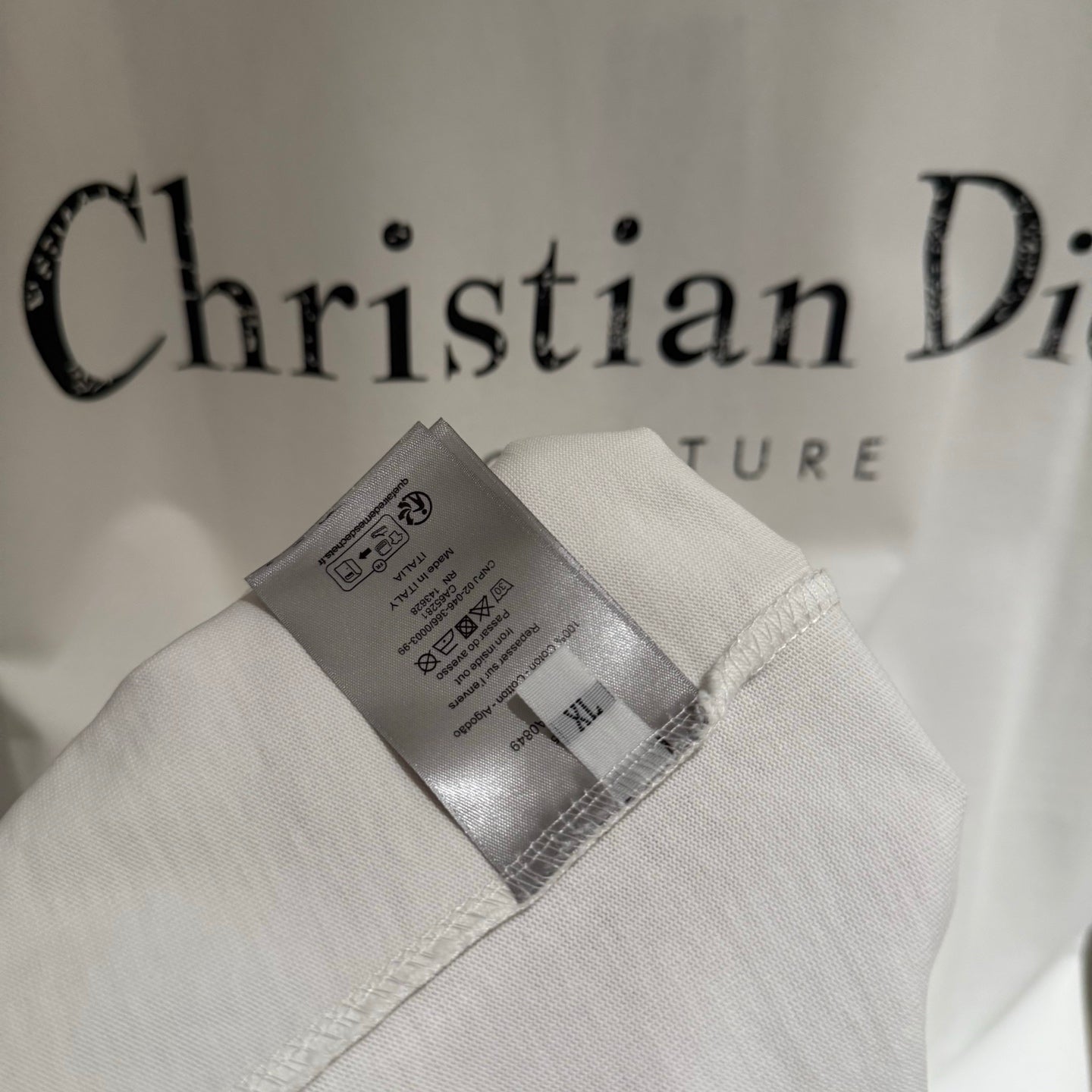 Dior Patch Embroidery Heavyweight T-Shirt – 2025