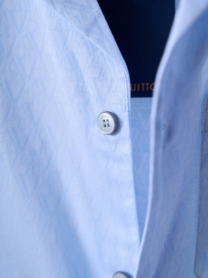 Louis Vuitton Monogram Jacquard Short-Sleeved Shirt
