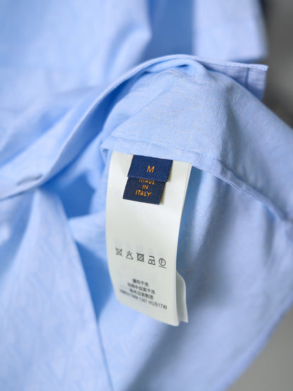 Louis Vuitton Monogram Jacquard Short-Sleeved Shirt
