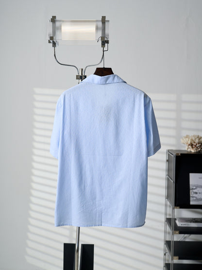 Louis Vuitton Monogram Jacquard Short-Sleeved Shirt