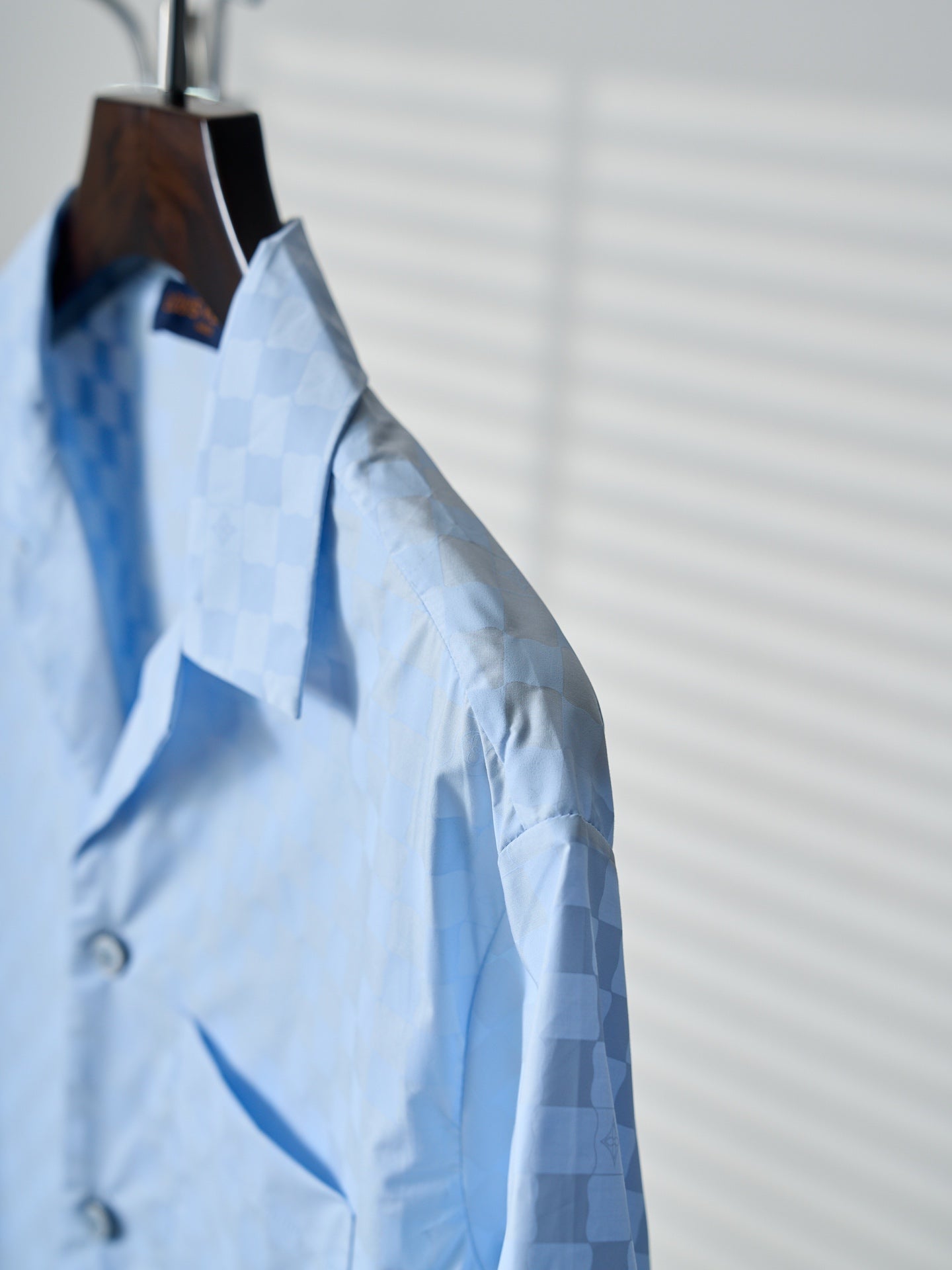 Louis Vuitton Damier Jacquard Short-Sleeved Shirt