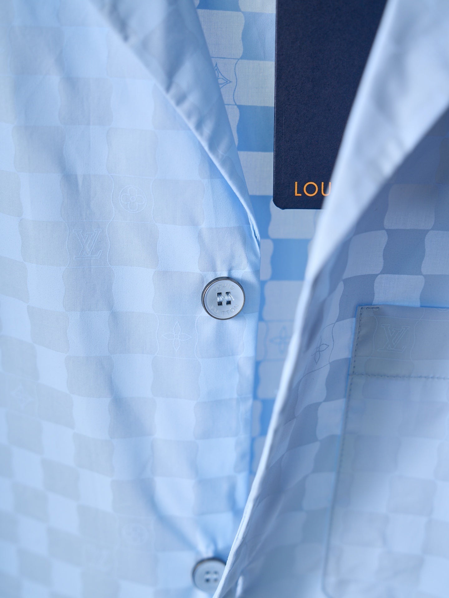 Louis Vuitton Damier Jacquard Short-Sleeved Shirt