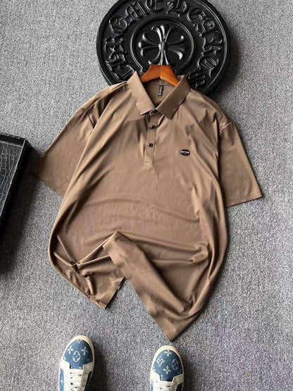 Gucci Double G Ice Silk Seamless Polo Shirt