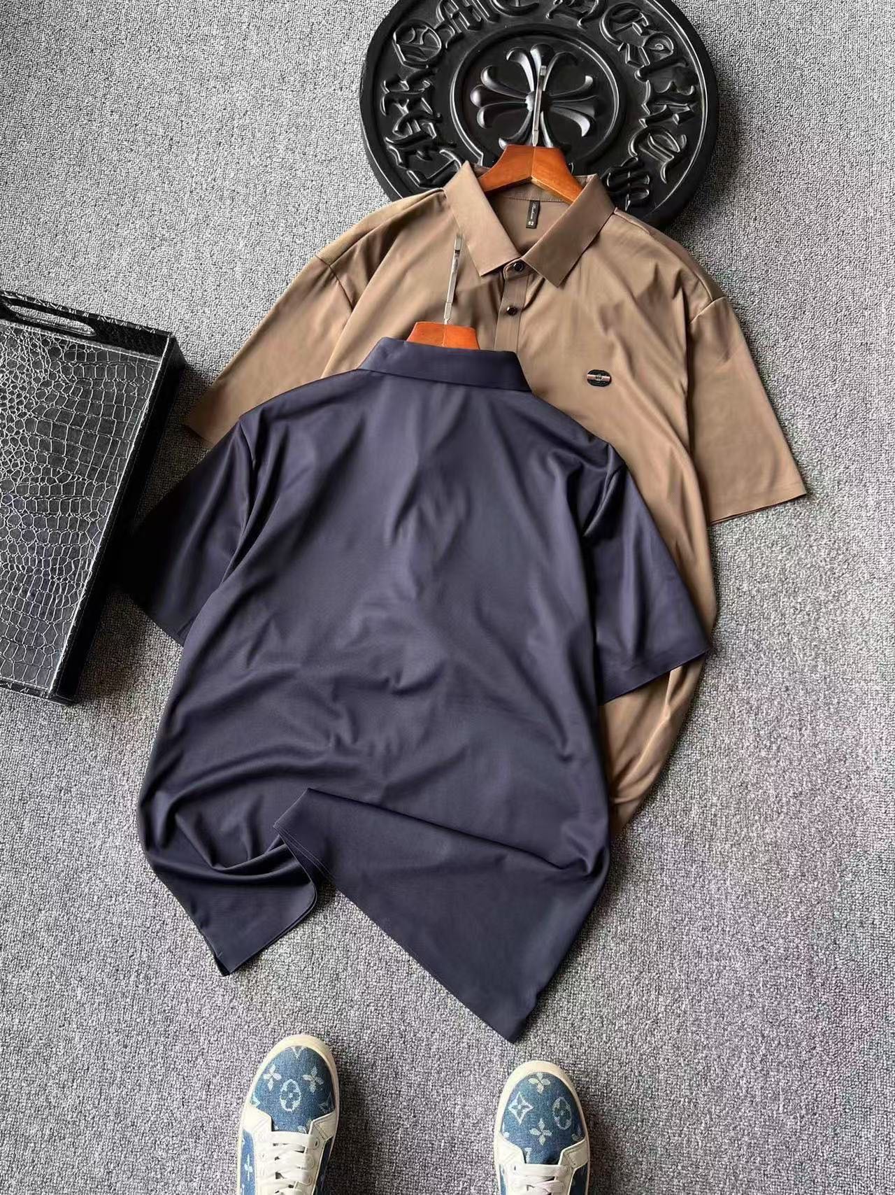 Gucci Double G Ice Silk Seamless Polo Shirt