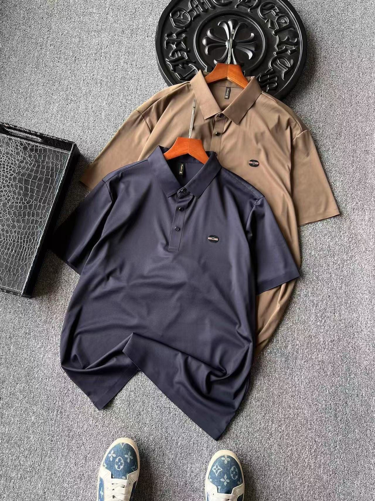Gucci Double G Ice Silk Seamless Polo Shirt
