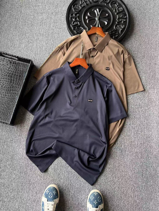 Gucci Double G Ice Silk Seamless Polo Shirt