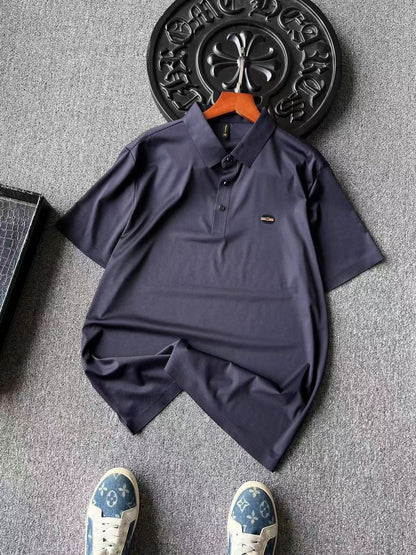 Gucci Double G Ice Silk Seamless Polo Shirt