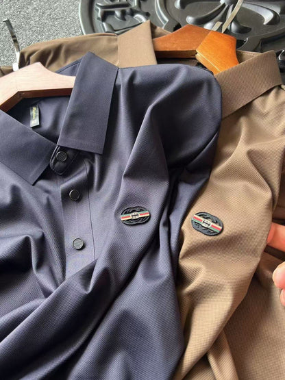 Gucci Double G Ice Silk Seamless Polo Shirt