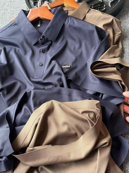 Gucci Double G Ice Silk Seamless Polo Shirt
