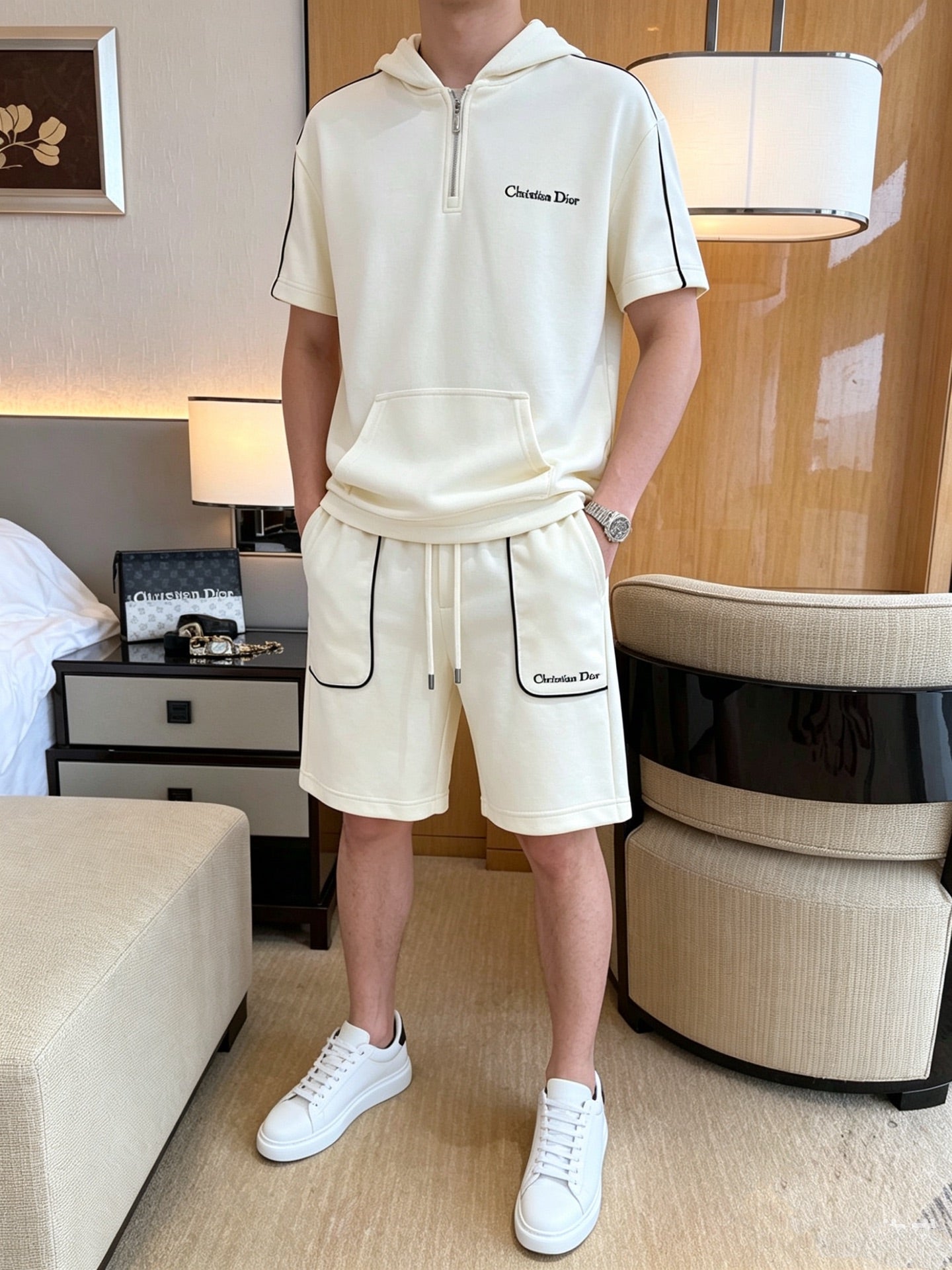 Dior Classic Air Layer T-Shirt and Shorts Set – 2026 Summer Collection