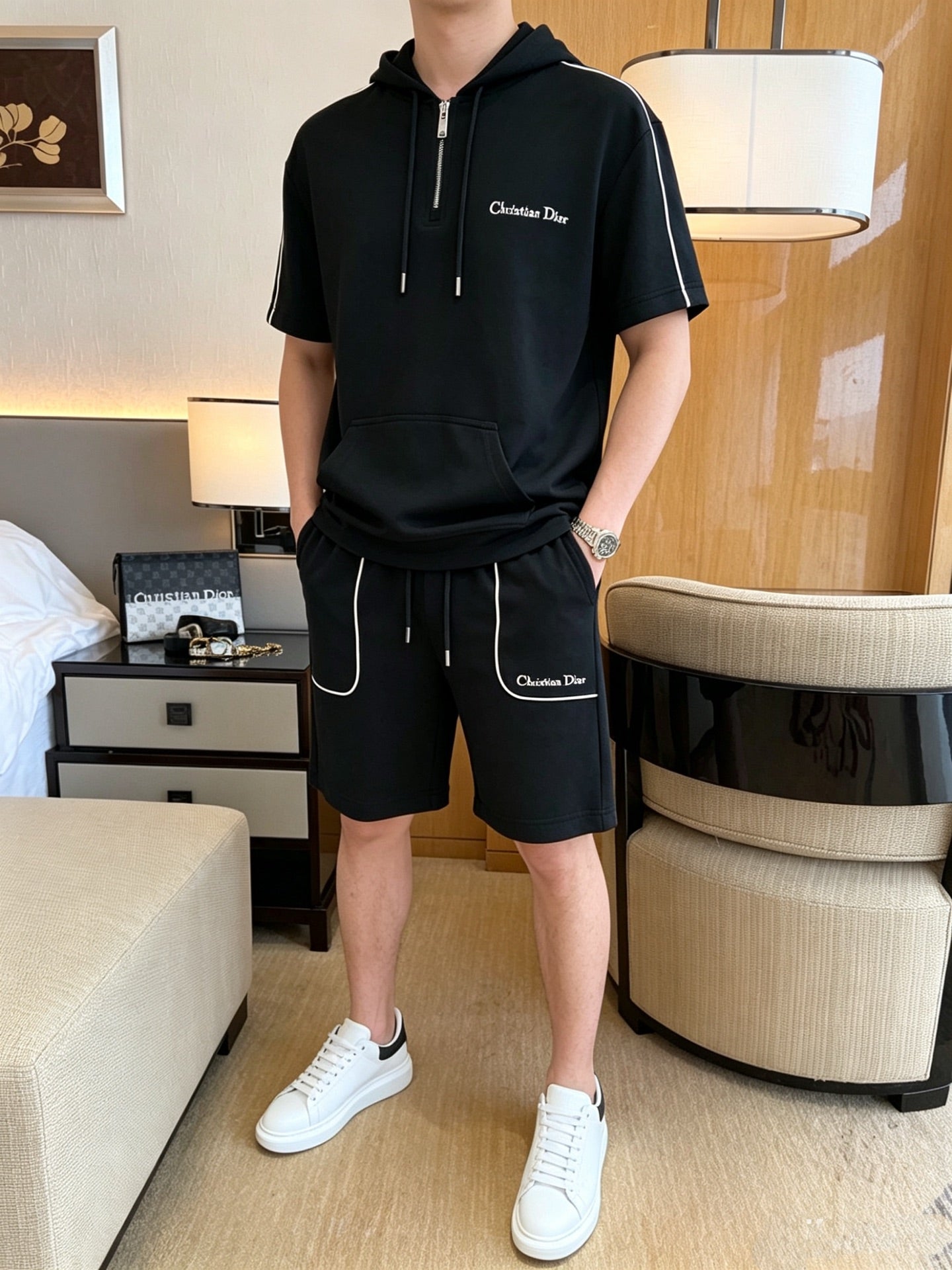 Dior Classic Air Layer T-Shirt and Shorts Set – 2026 Summer Collection