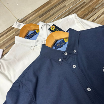 Ralph Lauren Embroidered Oxford Cotton Shirt – 2025