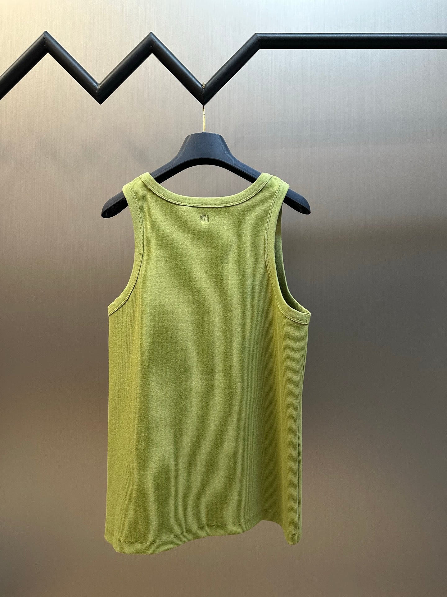 Ami Paris Logo Embroidered Tank Top