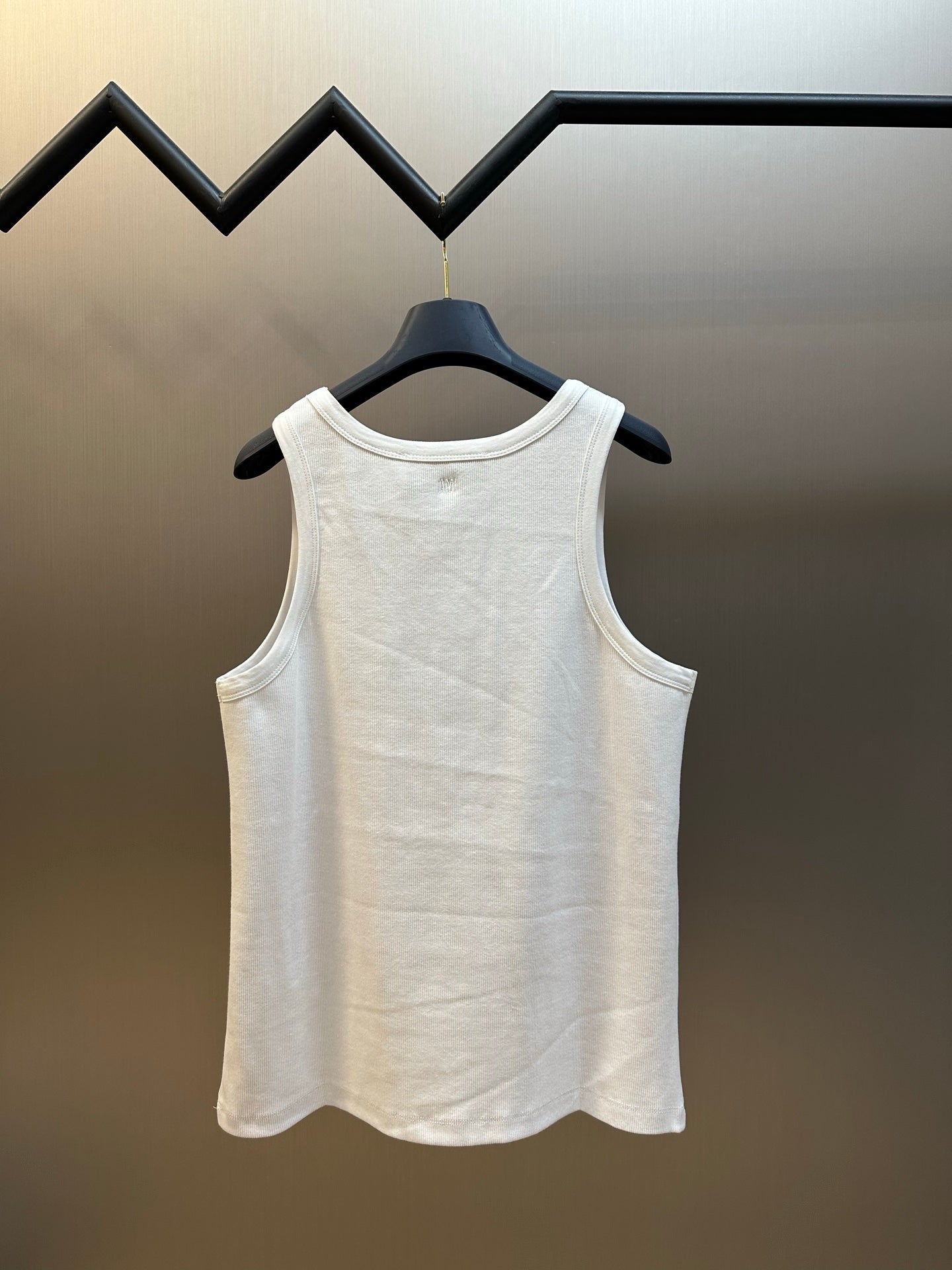 Ami Paris Logo Embroidered Tank Top