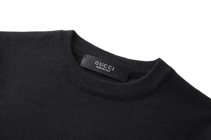 Gucci Double G Embroidered Wool Sweater – 2026SS