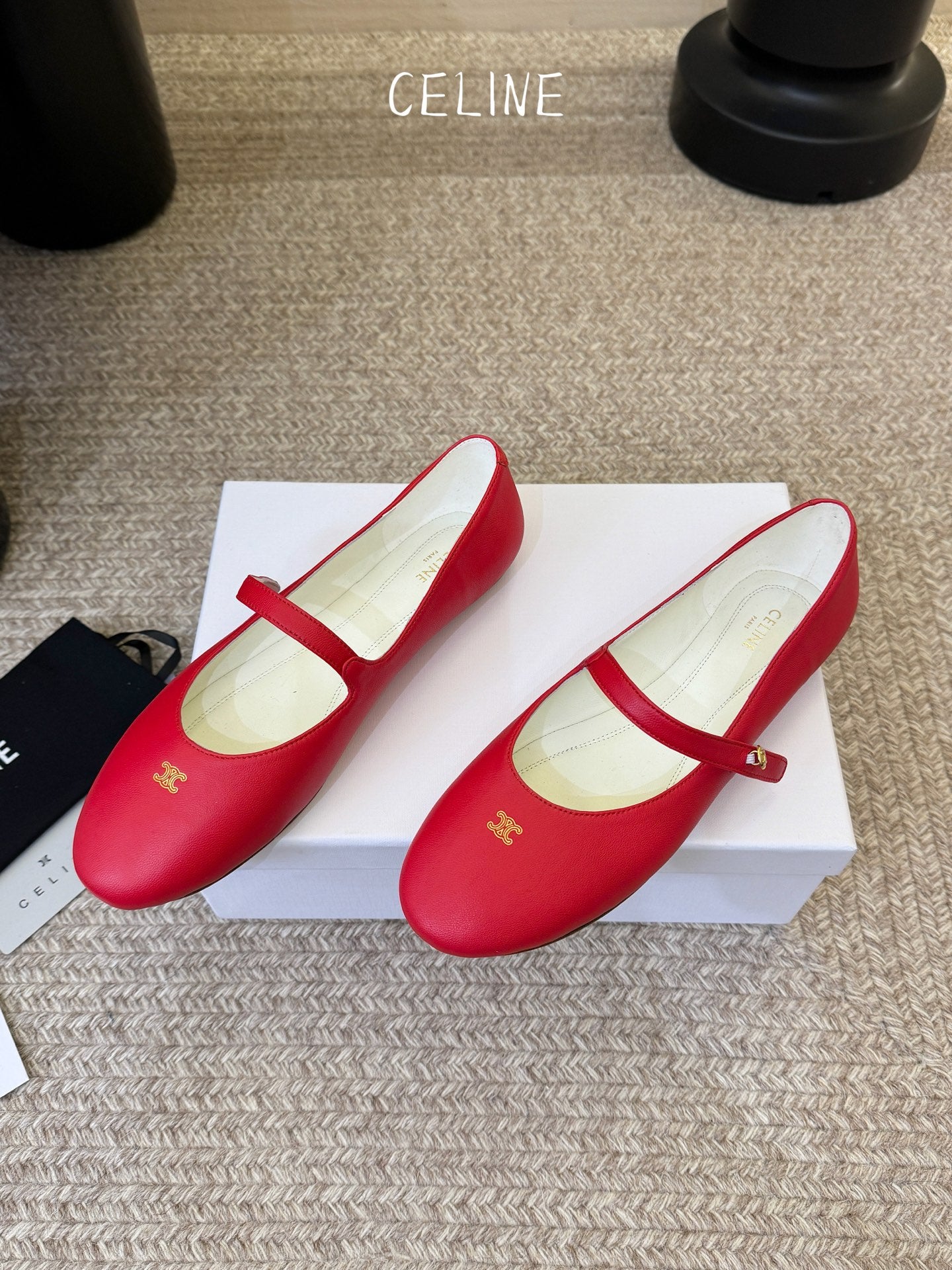 Celine Mary Jane Flat Loafers
