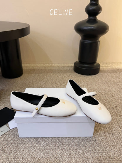 Celine Mary Jane Flat Loafers