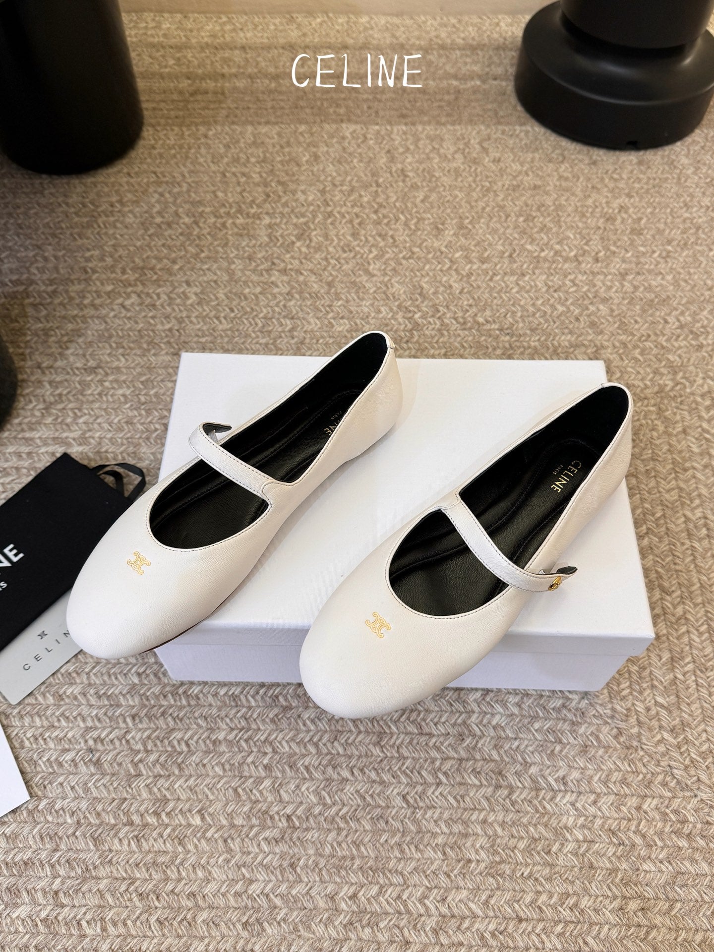 Celine Mary Jane Flat Loafers