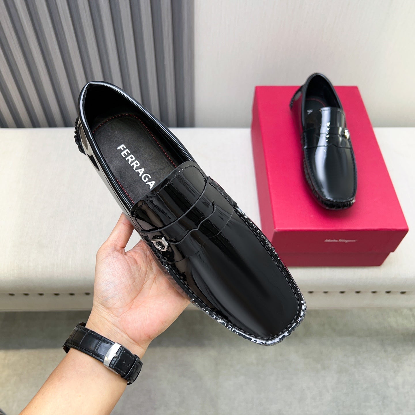 Ferragamo Classic Leather Loafers