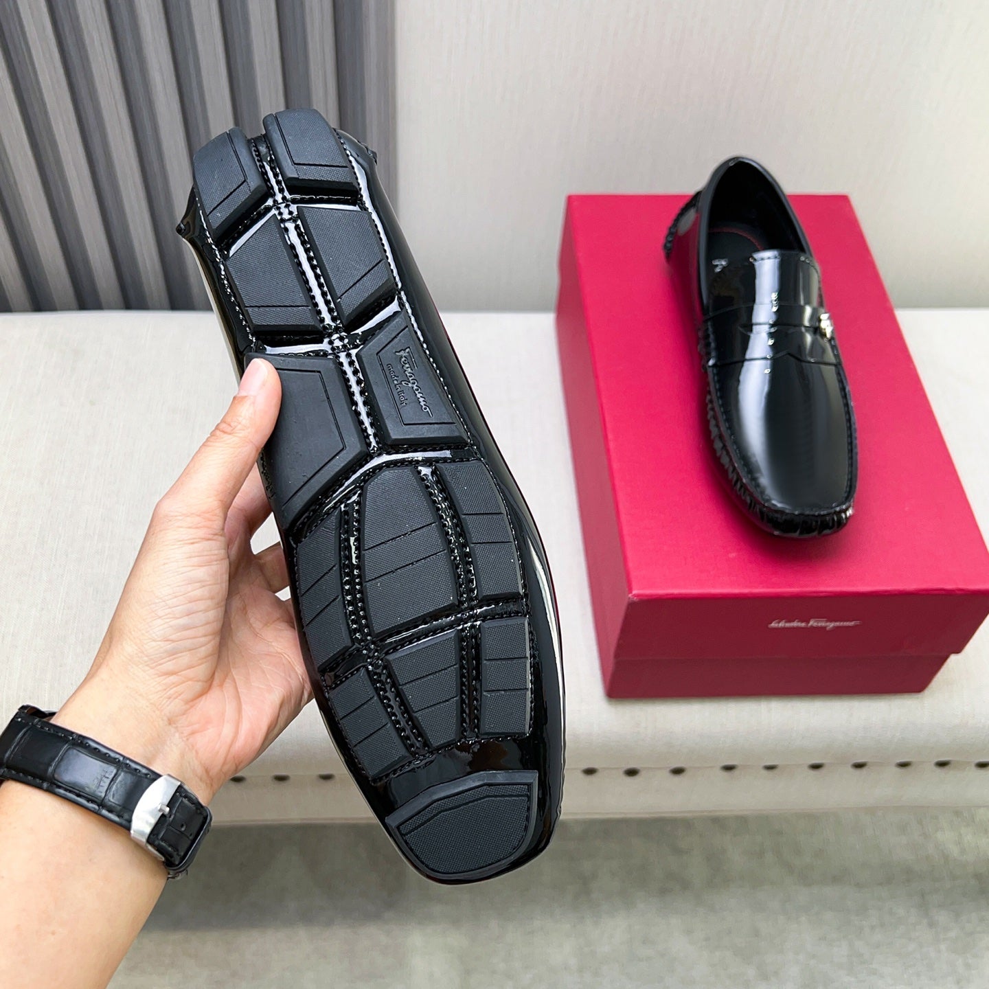 Ferragamo Classic Leather Loafers