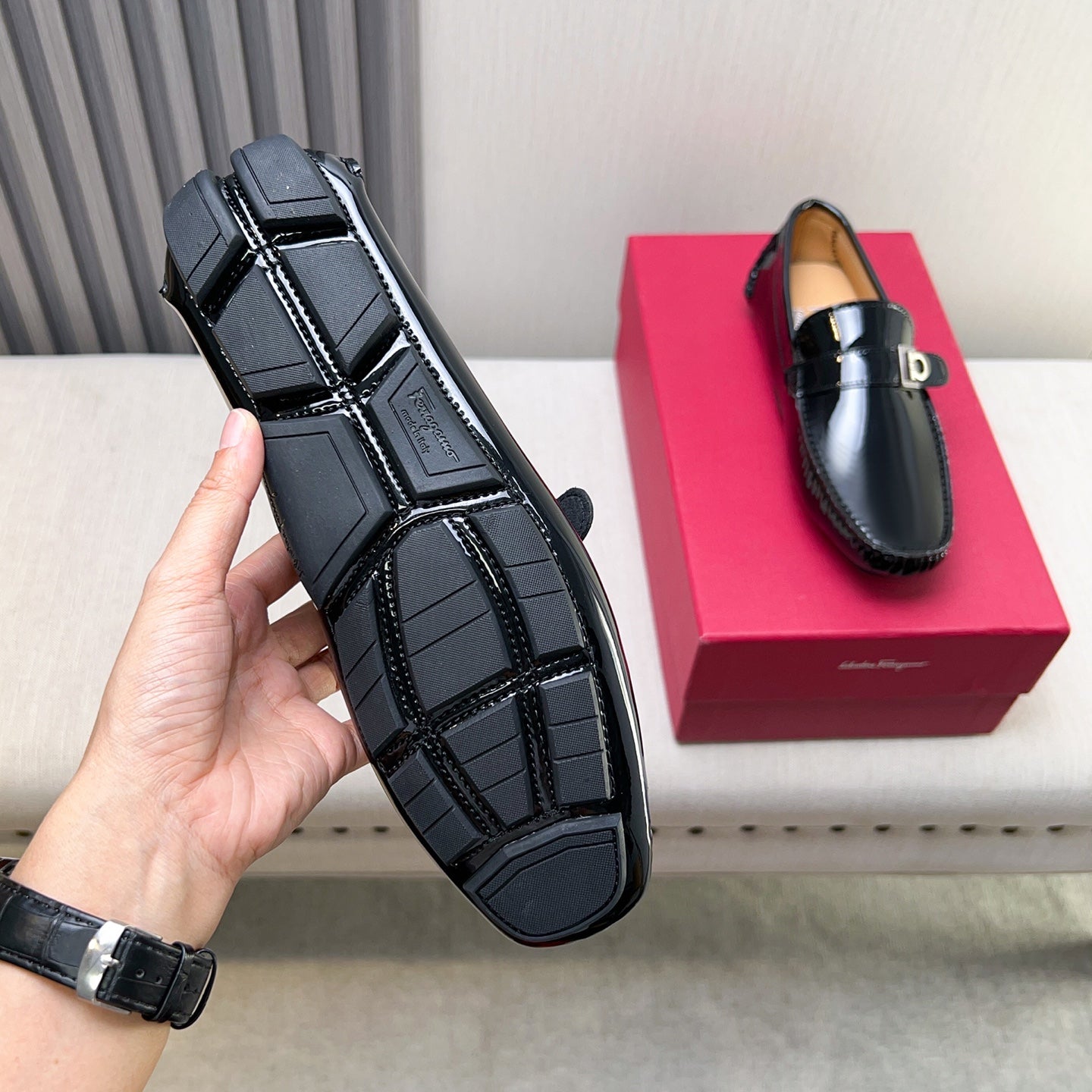 Ferragamo Classic Leather Loafers