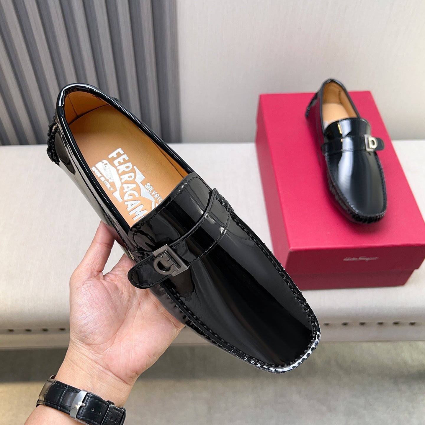 Ferragamo Classic Leather Loafers