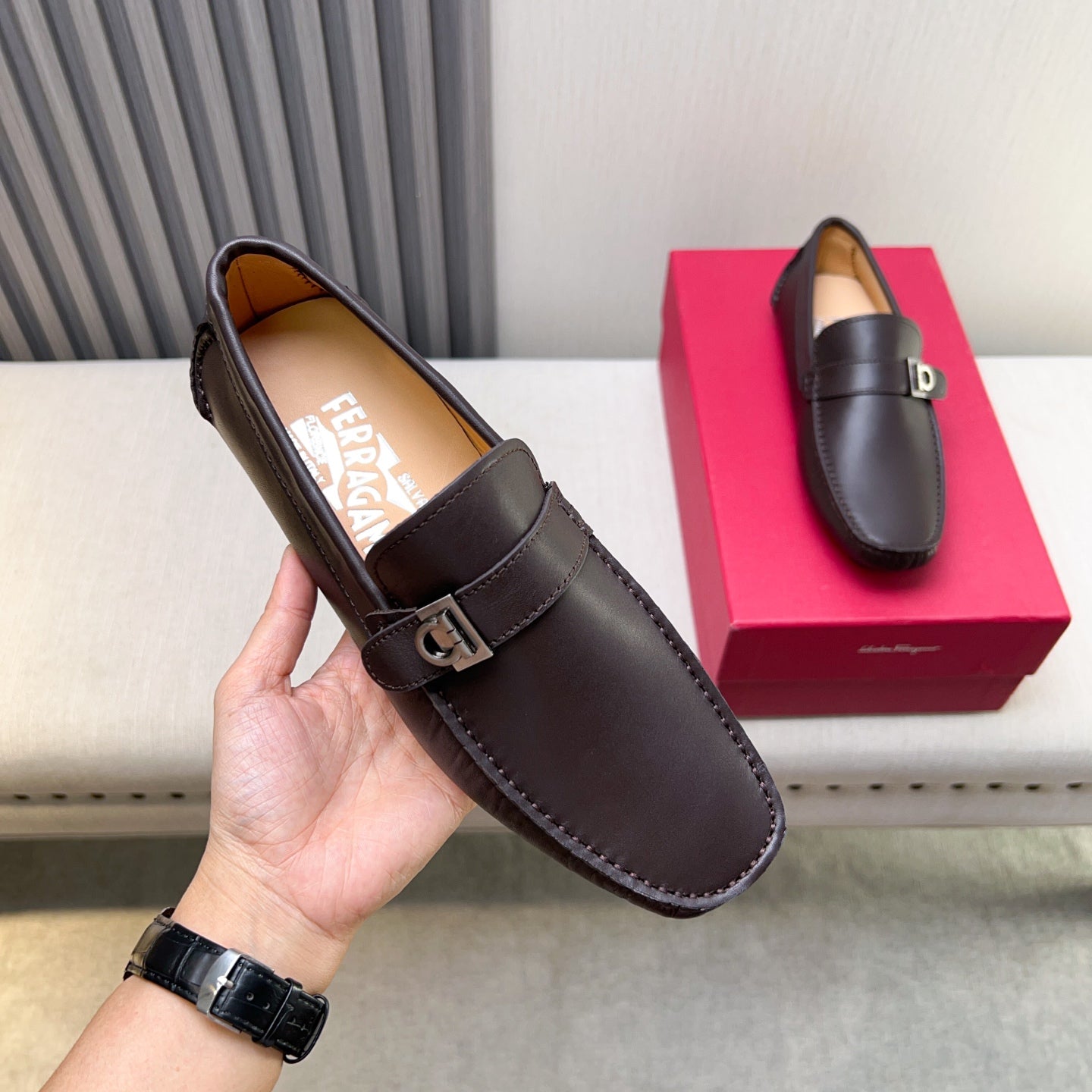 Ferragamo Classic Leather Loafers
