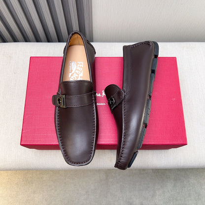Ferragamo Classic Leather Loafers