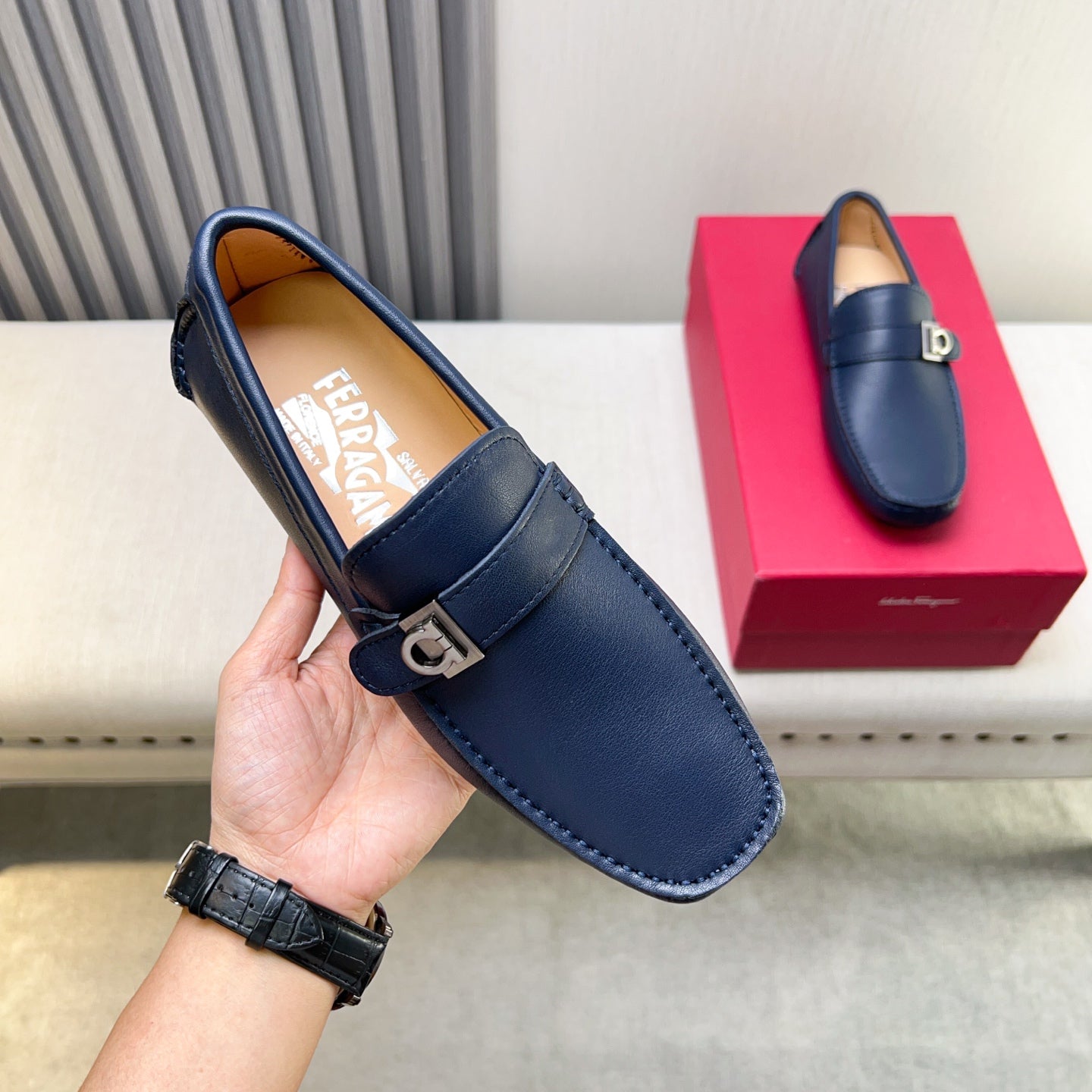 Ferragamo Classic Leather Loafers