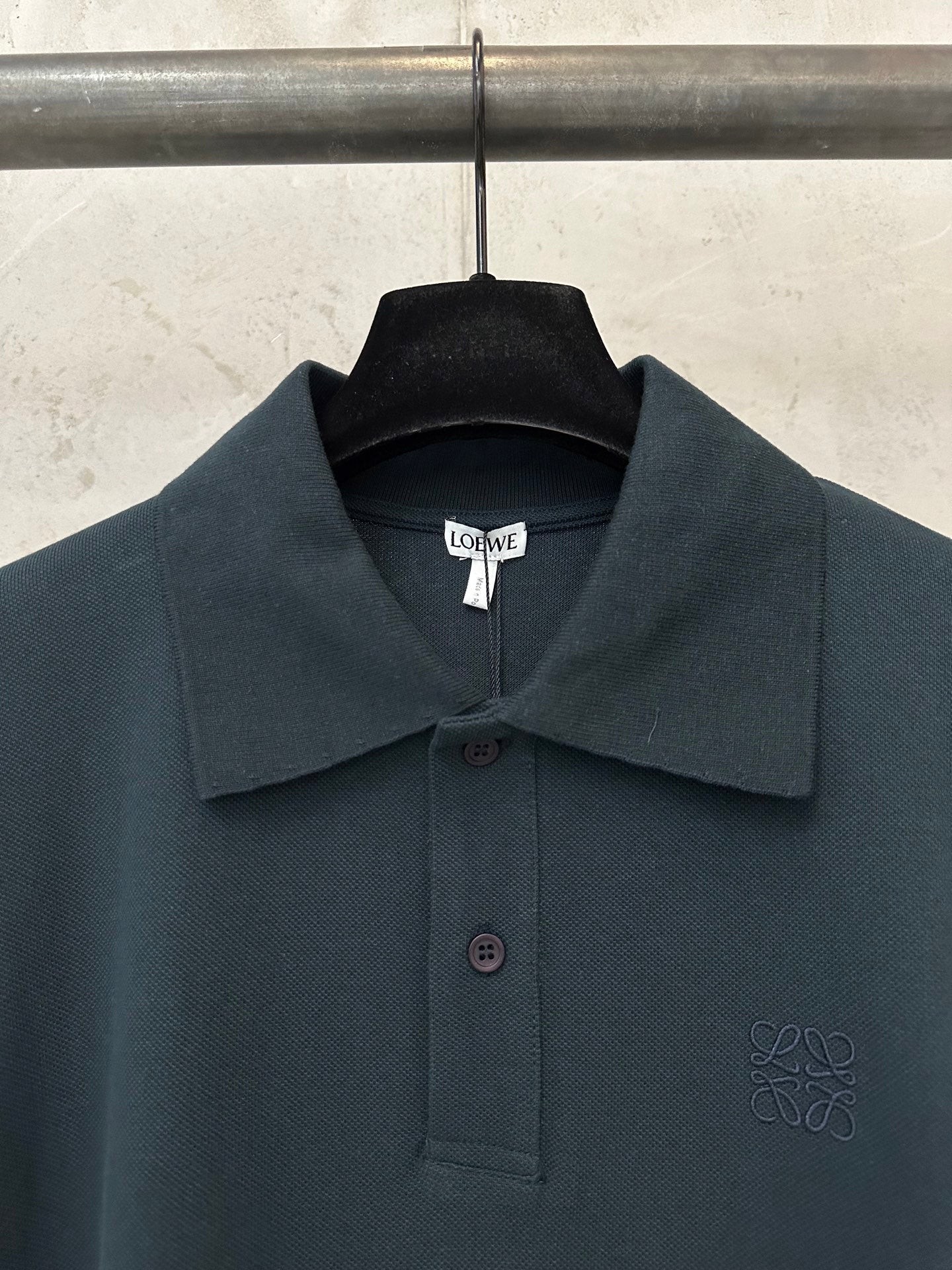 Loewe Embroidered Logo Cotton Polo Shirt – 26SS