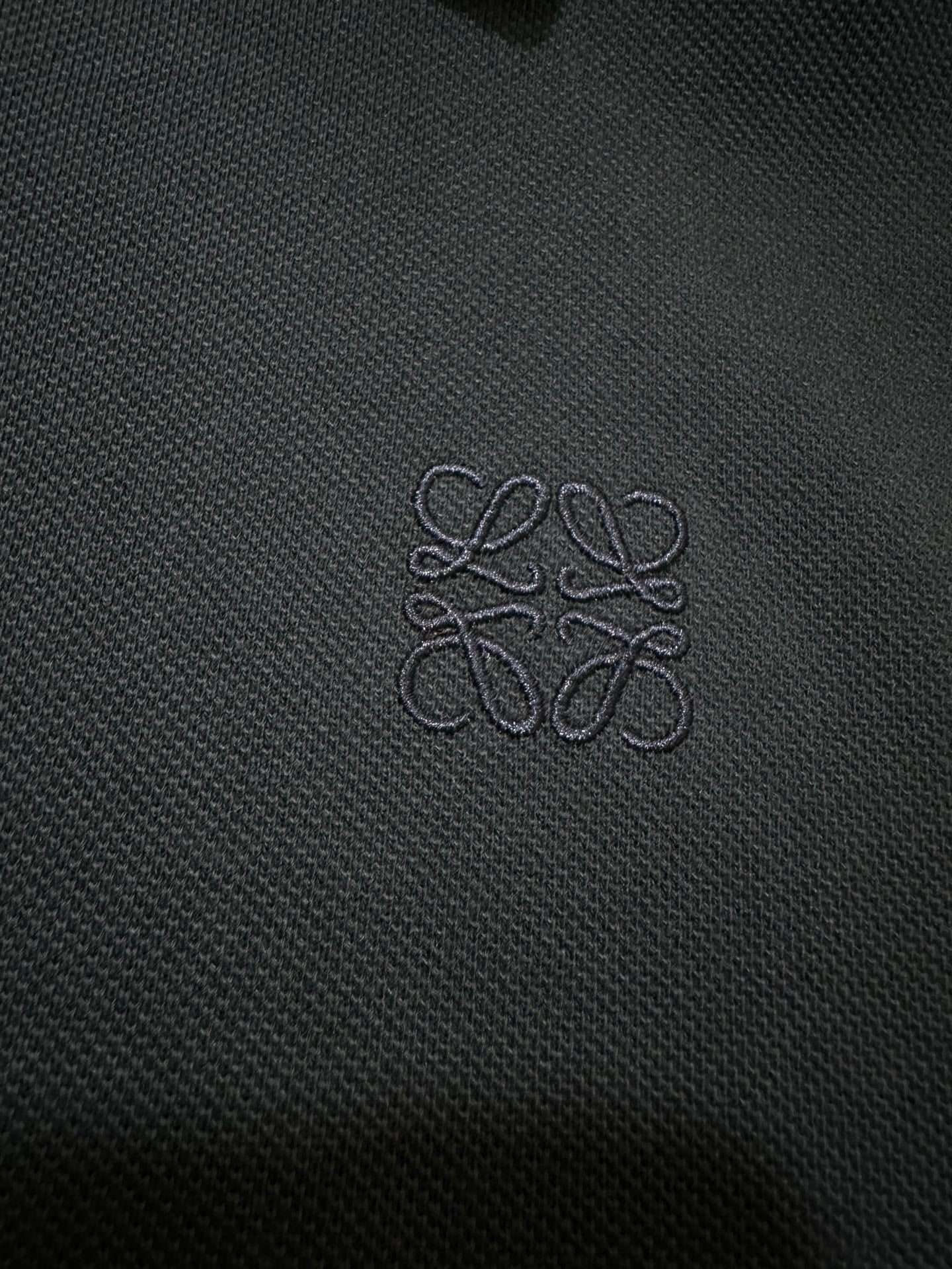 Loewe Embroidered Logo Cotton Polo Shirt – 26SS