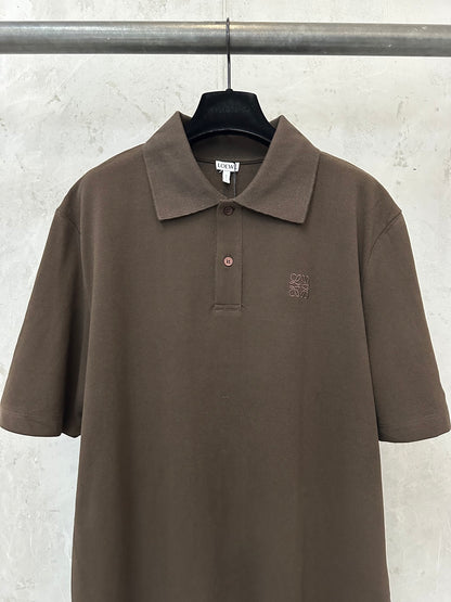 Loewe Embroidered Logo Cotton Polo Shirt – 26SS