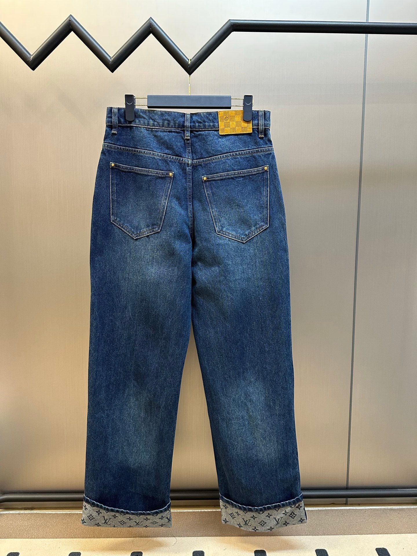 Louis Vuitton Monogram Cuffed Skate Jeans