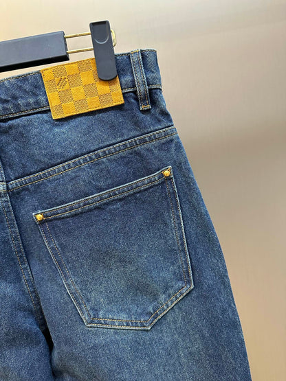 Louis Vuitton Monogram Cuffed Skate Jeans