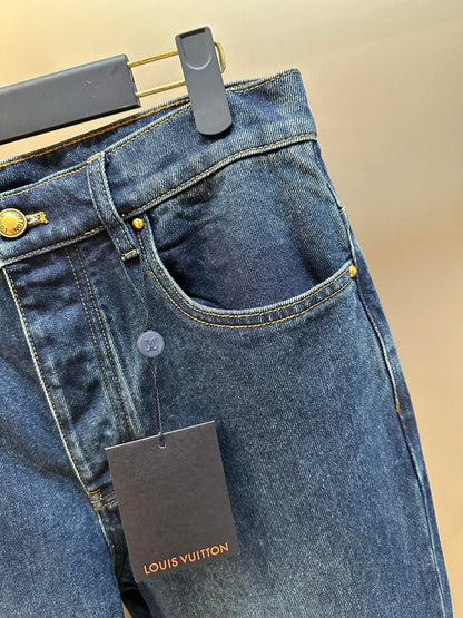 Louis Vuitton Monogram Cuffed Skate Jeans