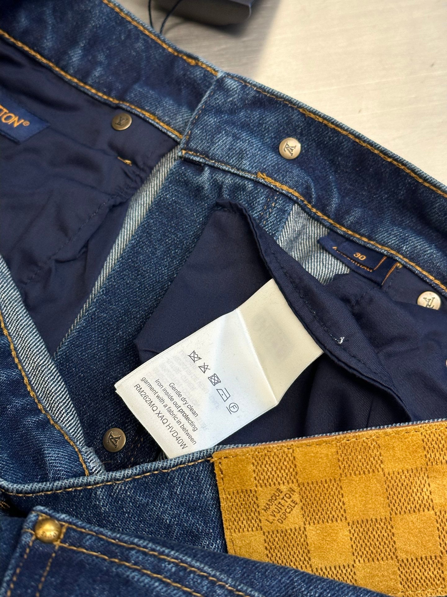Louis Vuitton Monogram Cuffed Skate Jeans