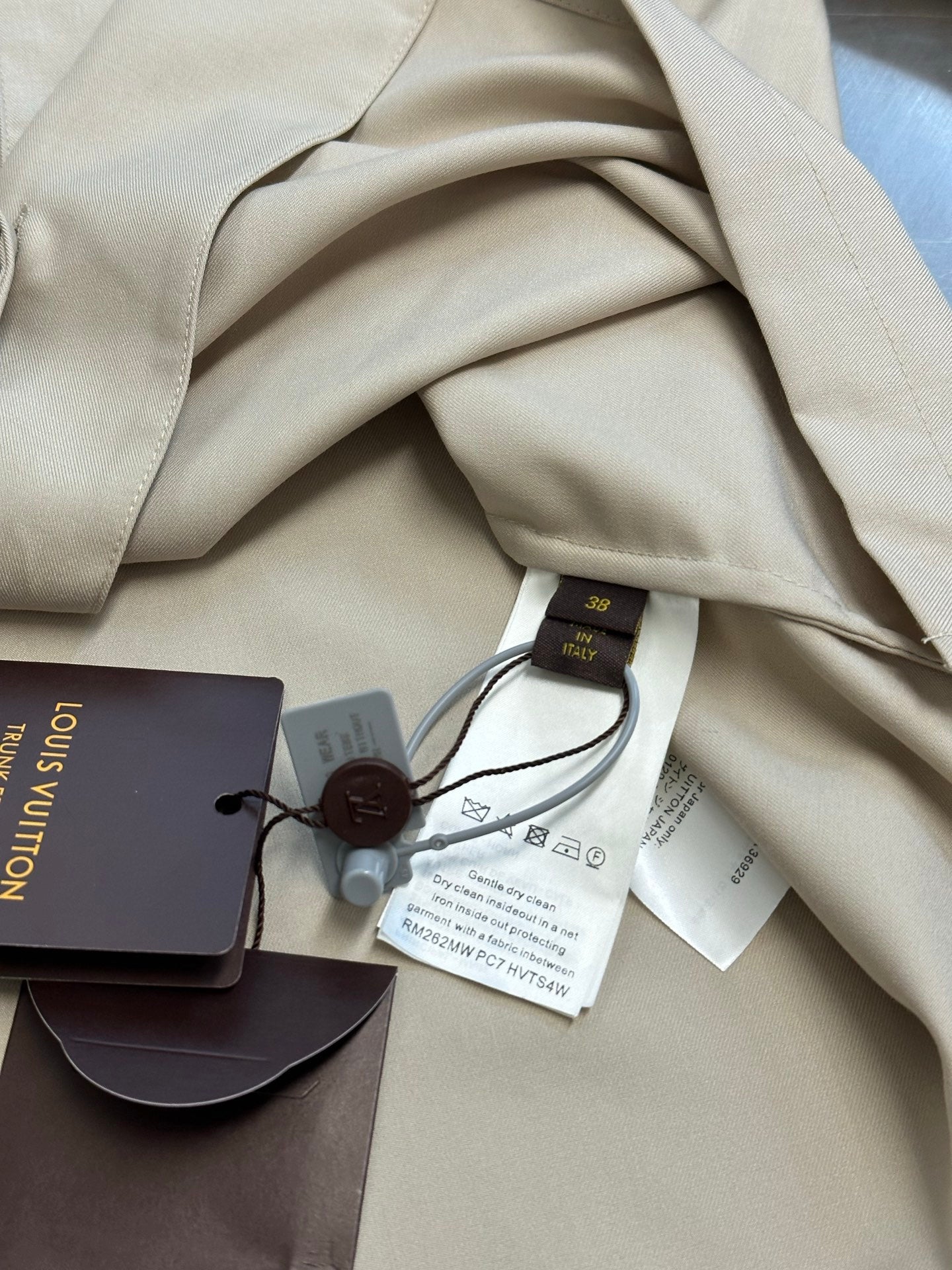 Louis Vuitton Silk-Cotton-Cashmere Open-Collar Logo Shirt